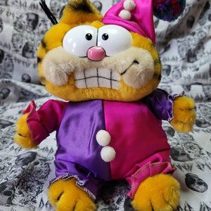 Vintage stuffed Garfield jester Dankin 1978 1981